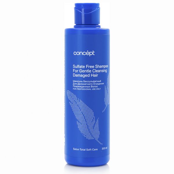 Sulfate-free shampoo for delicate cleansing of damaged hair Soft Care Concept 300 ml